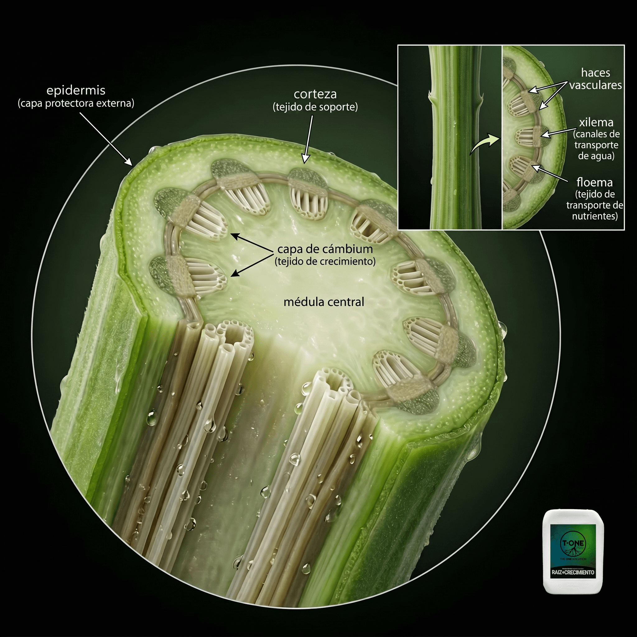 Crecimiento vegetativo y plantas madre